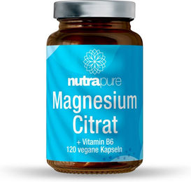 Nutrapure Magnesium Citrat Kapseln vegan 120 Stück – Bild 1 von 1