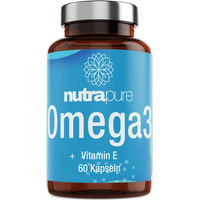 Produktbild von Nutrapure Omega 3 mit Vitamin E Kapseln ohne Zusatzstoffe