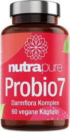 Nutrapure Probio7 Darmflora Komplex Kapseln ohne Zusatzstoffe – Bild 1 von 2