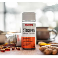 Produktbild von Nutrend Curcumin mit Bioperine und Vitamin D Kapseln 60 Stück