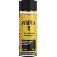 Produktbild von Nutrend Vitamin C 1000 mg mit Hagebutte und Acerola Kapseln