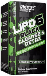 Nutrex Lipo 6 Black Cleanse & Detox Kapseln 60 Stück – Bild 1 von 2
