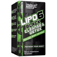 Produktbild von Nutrex Lipo 6 Black Cleanse & Detox Kapseln 60 Stück