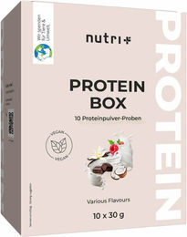 Nutri+ 3K Protein Mehrkomponenten Vegan Laktosefrei Pulver 10er Probenbox – Bild 1 von 1