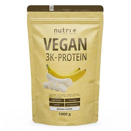 Nutri 3k Veganes Mehrkomponenten Proteinpulver Banane 1kg – Bild 1 von 2