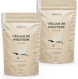 nutri+ 3K Veganes Mehrkomponenten Proteinpulver laktosefrei – Bild 1 von 1