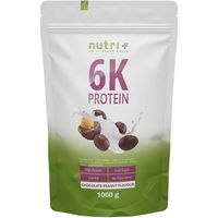 Produktbild von nutri+ 6K Mehrkomponenten Eiweißpulver 1 kg - laktosefrei und zuckerfrei