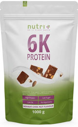 nutri+ 6K Mehrkomponenten Eiweißpulver Vegan Laktosefrei Zuckerfrei Neutral 1kg – Bild 1 von 1