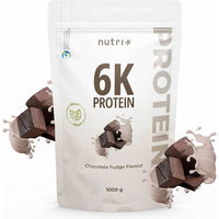 Produktbild von nutri+ 6K Mehrkomponenten Eiweißpulver Vegan Laktosefrei Zuckerfrei Neutral 1kg