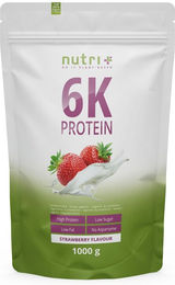 nutri+ 6K Mehrkomponenten Eiweißpulver Vegan Laktosefrei Zuckerfrei Neutral 1kg – Bild 1 von 1
