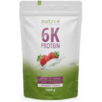Produktbild von nutri+ 6K Mehrkomponenten Eiweißpulver Vegan Laktosefrei Zuckerfrei Neutral 1kg