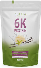 nutri+ 6K Mehrkomponenten Eiweißpulver Vegan Laktosefrei Zuckerfrei Neutral 1kg – Bild 1 von 1