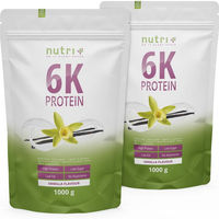 Produktbild von nutri+ 6K Mehrkomponenten Eiweißpulver Vegan Laktosefrei Zuckerfrei Neutral 2kg