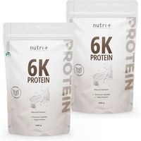 Produktbild von nutri+ 6K Mehrkomponenten Eiweißpulver Vegan Laktosefrei Zuckerfrei Neutral 2kg