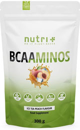 nutri+ BCAA Aminosäuren Komplex Pulver 300g vegan zuckerfrei glutenfrei laktosefrei – Bild 1 von 1