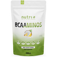 Produktbild von nutri+ BCAA Aminosäuren Komplex Pulver 300g vegan zuckerfrei glutenfrei laktosefrei