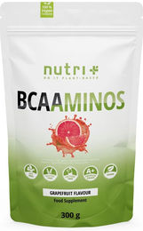 nutri+ BCAA Aminosäuren Komplex Pulver 300g vegan zuckerfrei glutenfrei laktosefrei – Bild 1 von 1