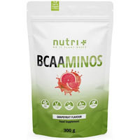 Produktbild von nutri+ BCAA Aminosäuren Komplex Pulver 300g vegan zuckerfrei glutenfrei laktosefrei