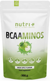 nutri+ BCAA Aminosäuren Komplex Pulver 300g vegan zuckerfrei laktosefrei glutenfrei – Bild 1 von 1