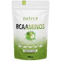 Produktbild von nutri+ BCAA Aminosäuren Komplex Pulver 300g vegan zuckerfrei laktosefrei glutenfrei