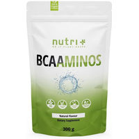 Produktbild von nutri+ BCAA Aminosäuren Komplex Pulver 300g vegan zuckerfrei laktosefrei glutenfrei