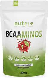 nutri+ BCAA Aminosäuren Komplex Pulver vegan glutenfrei laktosefrei zuckerfrei 300g – Bild 1 von 1