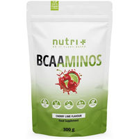 Produktbild von nutri+ BCAA Aminosäuren Komplex Pulver vegan glutenfrei laktosefrei zuckerfrei 300g