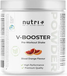 nutri+ Booster Pre-Workout Shake Pulver vegan zuckerfrei glutenfrei ohne Zusatzstoffe – Bild 1 von 1