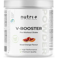 Produktbild von nutri+ Booster Pre-Workout Shake Pulver vegan zuckerfrei glutenfrei ohne Zusatzstoffe