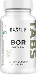 nutri+ Bor Tabletten vegan und glutenfrei für Erwachsene 365 Stück – Bild 1 von 1