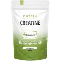 Produktbild von nutri+ Creatin Monohydrat Creapure 500g Pulver glutenfrei zuckerfrei ohne Zusatzstoffe