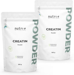 nutri+ Creatin Monohydrat Pulver 1kg glutenfrei zuckerfrei ohne Zusatzstoffe – Bild 1 von 2