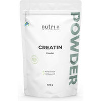 Produktbild von nutri+ Creatin Monohydrat Pulver 500 g vegan zuckerfrei und glutenfrei