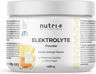 nutri+ Elektrolyte Pulver Lemon Orange zuckerfrei vegan glutenfrei laktosefrei – Bild 1 von 1