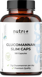 nutri+ Glucomannan Slim Kapseln vegan und glutenfrei 180 Stück – Bild 1 von 2