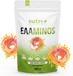 nutri+ Instant EAA Pulver 500g Essentielle Aminosäuren vegan zuckerfrei glutenfrei laktosefrei ohne Zusatzstoffe – Bild 1 von 1