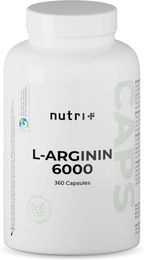nutri+ L-Arginin Kapseln glutenfrei zuckerfrei ohne Zusatzstoffe – Bild 1 von 1