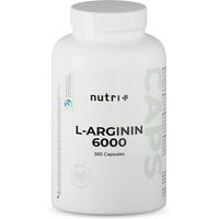 Produktbild von nutri+ L-Arginin Kapseln glutenfrei zuckerfrei ohne Zusatzstoffe