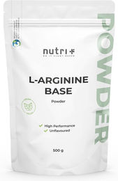 nutri+ L-Arginin Pulver 500g - Aminosäure glutenfrei zuckerfrei ohne Zusatzstoffe – Bild 1 von 1