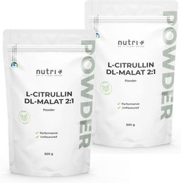 nutri+ L-Citrullin Pulver 1000g zuckerfrei und glutenfrei – Bild 1 von 1
