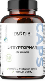 nutri+ L-Tryptophan Kapseln hochdosiert glutenfrei zuckerfrei ohne Zusatzstoffe 60 Stück – Bild 1 von 2