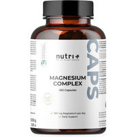 Produktbild von Nutri+ Magnesium Complex Kapseln vegan ohne Zusatzstoffe für Sportler 360 Stück
