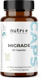 nutri+ Migrade Pflanzliche Kapseln vegan und glutenfrei – Bild 1 von 2