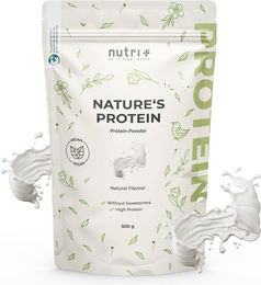 nutri+ Natures Protein Mehrkomponenten Eiweißpulver Vegan Glutenfrei Laktosefrei Neutral 500 g – Bild 1 von 1