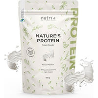 Produktbild von nutri+ Natures Protein Mehrkomponenten Eiweißpulver Vegan Glutenfrei Laktosefrei Neutral 500 g