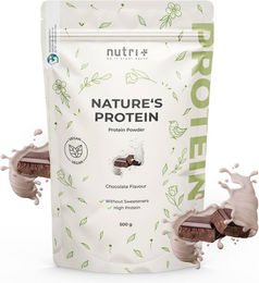 nutri+ Natures Protein Mehrkomponenten Eiweißpulver vegan glutenfrei laktosefrei ohne Zusatzstoffe 500 g Neutral – Bild 1 von 1