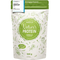 Produktbild von nutri+ Natures Protein Mehrkomponenten Eiweißpulver vegan glutenfrei ohne Zusatzstoffe 500 g Neutral