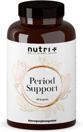 nutri+ Period Support Kapseln mit Kräuter-Komplex vegan glutenfrei laktosefrei zuckerfrei – Bild 1 von 2