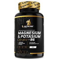 Produktbild von Nutri Pro Sport Mineralstoff-Komplex Magnesium- und Kaliumcitrat mit Vitamin B6 Kapseln für Sportler 60 Stück