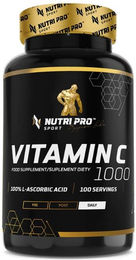 Nutri Pro Sport Vitamin C 1000 mg Ascorbinsäure Kapseln für Sportler – Bild 1 von 1